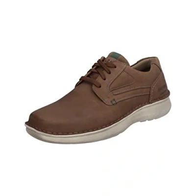 Image of Josef Seibel Men Low Tops Alan 03, Men&#039;s Trainers,Width K (Extra Wide),Removable Insole,Street Shoe,lace up Shoe,Brown (Tabak Kombi),43 EU / 9 UK