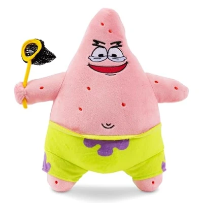 Image of Nickelodeon SpongeBob SquarePants Patrick Star Jellyfishing 10 Inch Plush Toy