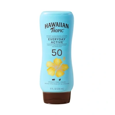Image of Hawaiian Tropic Island Sport Broad Sprectrum Sunscreen Lotion, SPF 50 8 Ounce