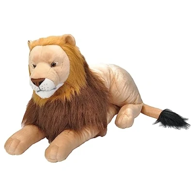 Image of Wild Republic Jumbo Lion Giant Plush Soft Toy, Gifts for Kids, 76 cm