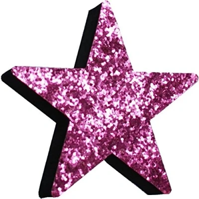 Image of Aerialballs Pink Glitter Star Car Aerial Ball Antenna Topper (one P&amp;P charge no matter how many items you buy from