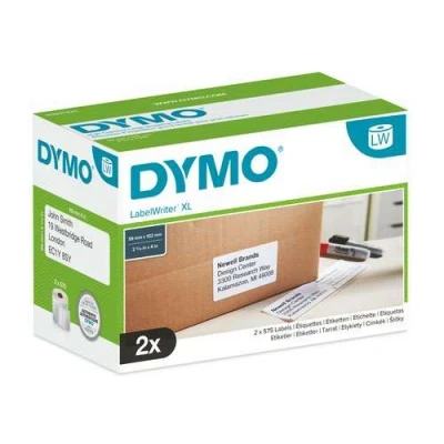 Image of Dymo S0947420 High Capacity XL Shipping Label Box of 2 Rolls