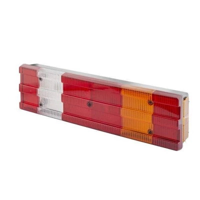 Image of 12109962 Rear light HELLA 2VP 007 500 421 Right P21W, R10W black 24V with bulbs, without back up alarm bulb holder