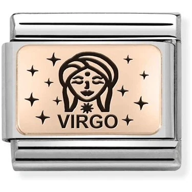 Image of Nomination Rose Gold Virgo Charm