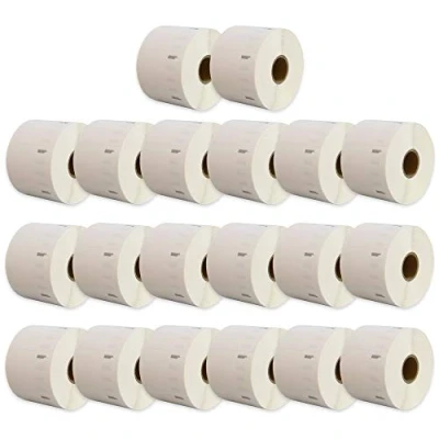 Image of Yellow Yeti 20 Rolls 11354 S0722540 32 x 57mm Multi Purpose Labels Compatible with DYMO LabelWriter 4XL 450 400 330 320 310 Duo/Turbo/Twin Turbo Seiko SLP 430 200 100 1000 per Roll