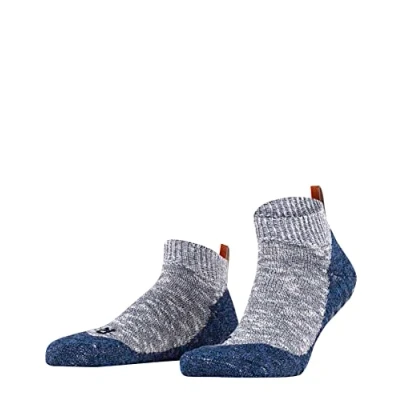 Image of FALKE Men&#039;s Airport M SO Wool Cotton Plain 1 Pair Socks, Grey (Dark 3070), 5.5 6.5