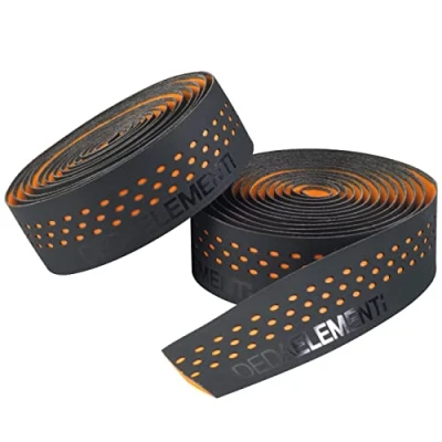 Image of Deda Elementi Presa Handlebar Tape, Black/Orange, One Size