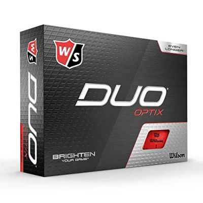 Image of Wilson Staff Golf Balls, Duo Optix, Matte surface, Easy to find, WGWP50200,Yellow
