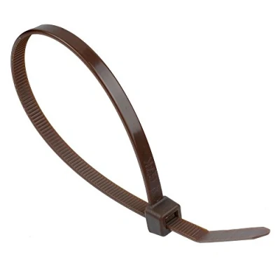 Image of 4.8mm x 370mm Brown Cable Tie Pack of 100