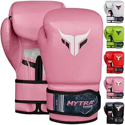 Image of Mytra Fusion Kids Boxing Gloves AL2 (Pink, 4 oz)
