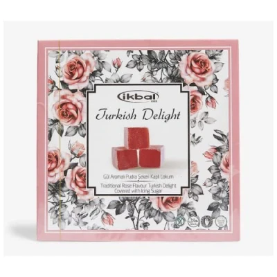 Image of Ikbal Turkish Delight Rose Flavour 350gr x 5 Pack