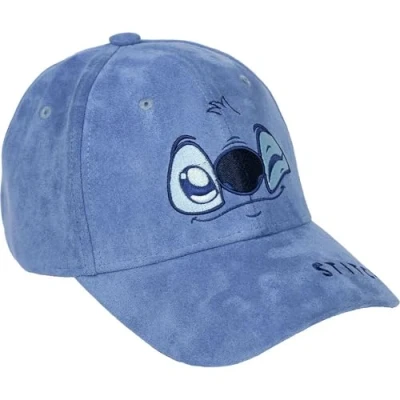 Image of CERDÁ LIFE&#039;S LITTLE MOMENTS Stitch Cap with Visor Blue Size 57 cm Made of Polyester Print Original Product