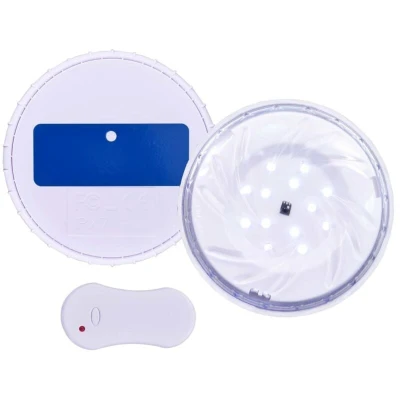 Image of vidaXL Submersible Floating Pool LED Lamp with Remote Control White