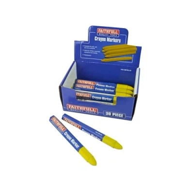 Image of Crayon Marker Yellow (cdu 30) FAICMYEL30 Faithfull