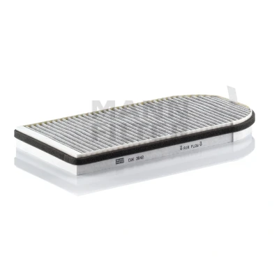 Image of 64118390447, 64312339888, 64319070072, 64319272810 Pollen Filter MANN CUK 3642 2 Activated Carbon 362mm 181mm 30mm BMW: 7