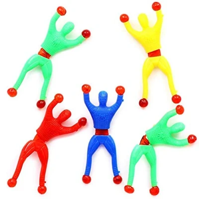 Image of Window Crawler Men Figures (Pack of 12) Boys Birthday Party Favors