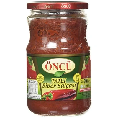 Image of Öncü Mild Red Pepper Paste 700gr Jar Turkish Sweet