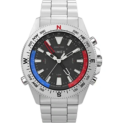 Image of Timex Men Analogue Quartz Watch with Stainless Steel Strap TW2V41800