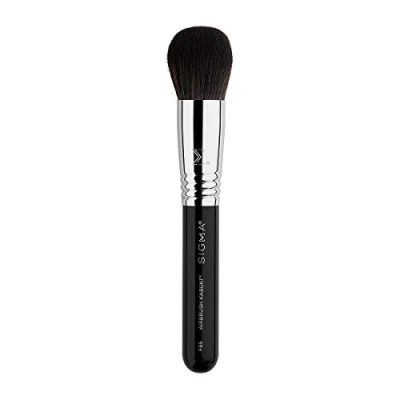 Image of Sigma Beauty F85 Airbrush Kabuki Makeup Brush Seamless Perfection Dome Shaped Round for Flawless Foundation, Blush and Contour Vegan, Hypoallergenic, Synthetic