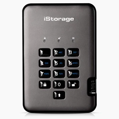 Image of iStorage diskAshur PRO2 SSD 512 GB Secure Solid State Drive FIPS Level 2 Password Protected Dust/Water resistant