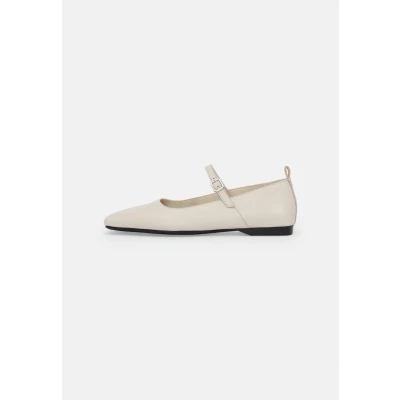 Image of Vagabond Delia Ankle strap ballet pumps, Women&#039;s, Size: 4, Off white Leather