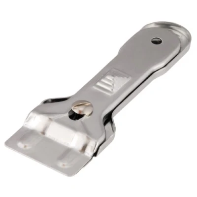 Image of Xavax 111010 Special Scraper for Glass Ceramic Hobs, Silver, 23 x 9 1.7 cm