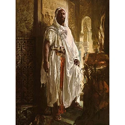 Image of Artery8 Charlemont The Moorish Chief Large Wall Art Poster Print Thick Paper 18X24 Inch