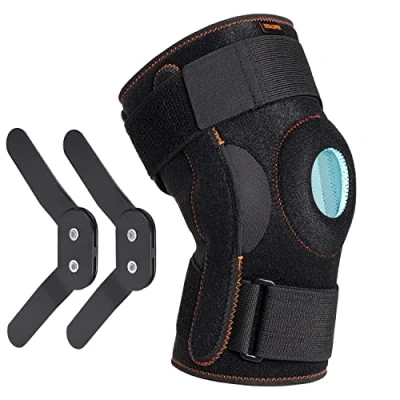 Image of Thx4COPPER Foldable Knee Support Adjustable Open Patella with Parallel Straps and Double Sided Stabilisers, Compression Brace for Relief Pain