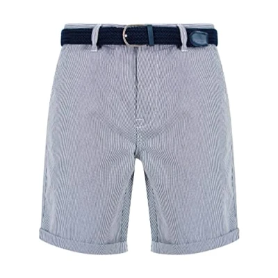 Image of Tokyo Laundry Men&#039;s Cotton Chino Shorts with Woven Belt