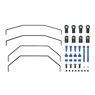 Image of TAMIYA 22037 TD4 stabilizer Set w/h (1+1) vo/hi Remote Controlled car, Vehicle, Accessories, Model Making, rc kit, White