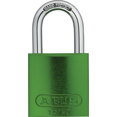 Image of ABUS 43600 72/40 Aluminium Padlock, Security Level 6 Green