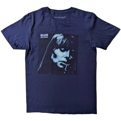 Image of Rock Off officially licensed products Joni Mitchell Blue T Shirt XL
