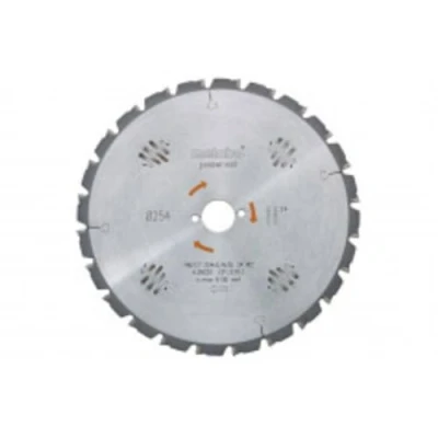 Image of Metabo 628025000 HW/CT 254X30 24 WZ Circular Saw Blade, Green