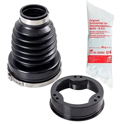 Image of 1804522, 1804522SK, 1825223, 1825223SK CV Boot FEBI BILSTEIN 172653 transmission sided, Front Axle Right Thermoplast FORD: FIESTA 6, FOCUS 3, C Max 2