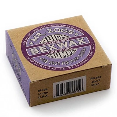 Image of Sex Wax Mr Zogs Quick Humps Warm Surf Cold Cool