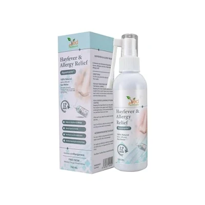 Image of Aquamarine Hayfever &amp; Allergy Relief: Instant Relief Nasal Spray for Allergies Congestion (100 ml)