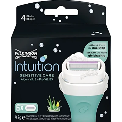 Image of Wilkinson Sword Intuition Sensitive Women&#039;s Razor Blades x6