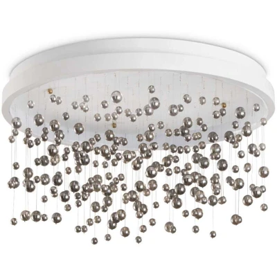 Image of Armony Semi Flush Ceiling Light White 5650Lm 3000K