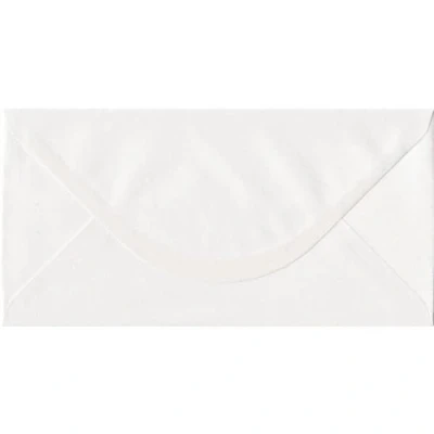 Image of Oyster Pearlescent DL 110mm x 220mm Gummed Colour Business Envelopes 100gsm (Pack of 25)