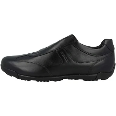 Image of Geox Men&#039;s U Edgware B Sneakers, Black, 8 UK