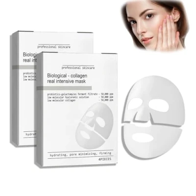 Image of Skaind Hydraglow Deep Face Mask,Skaind Collagen Mask,Collagen Anti Wrinkle Mask,Hydrating Overnight Mask, Aging Mask for Lifting, Firming, And Moisturizing (8 pcs)