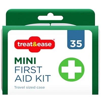 Image of NTI 35 Pcs Mini First AID KIT Durable Breathable Plasters Travel Size Case Portable Home &amp; Office DIY Taxi Emergency Pack UK Free P&amp;P