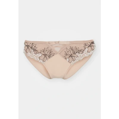 Image of Chantelle PULP Spice Brief Briefs, Women&#039;s, Size: Small, Clay nude/black