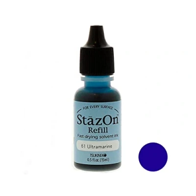 Image of Tsukineko StazOn Re Inker Ultramarine
