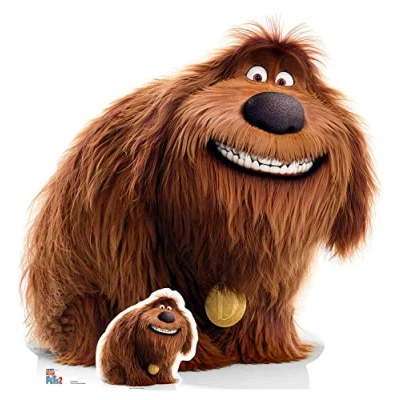 Image of SC1380 Duke Big Dog Secret Life of Pets Lifesize Cardboard Cutout/Standee/Standup Height 110cm Width 107cm Perfect for Fans, Collectors and Events, Multicolour