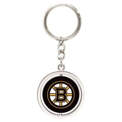 Image of aminco NHL Boston Bruins Spinning Logo Keychain