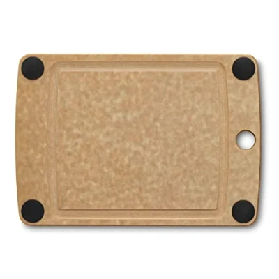 Image of Victorinox Chopping Board, All in One, Cutting Board XS 25.4 x, 17.8 0.6, Groove, Durable, Non Slip Feet,Dishwasher Safe, Brown