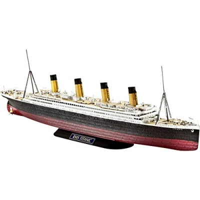 Image of Revell Easy Click 05498 R.M.S. Titanic 1:600 Scale Unbuilt/Pre coloured/Click Together (Non Glue) Plastic Model Kit
