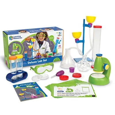 Image of Learning Resources LER0826 Primary Science Deluxe Lab Set Toy, Multicolor, L
