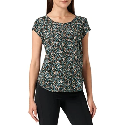 Image of ONLY Women&#039;s Onlvic Ss Aop Top Noos Ptm Shirt, Balsam Green/Aop:fall Ditsy, 12